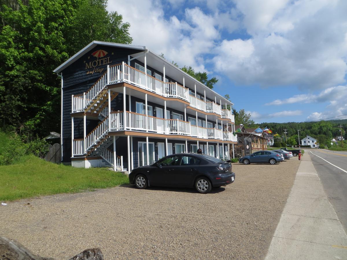 Restaurant Motel De La Plage Saint-Irénée Bagian luar foto